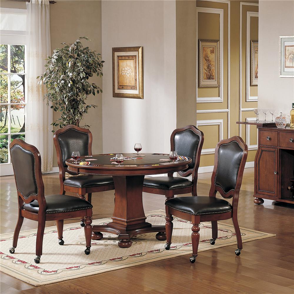 Cramco, Inc Timber Lane Faran 8714861+63+05x4 Round Game Table and